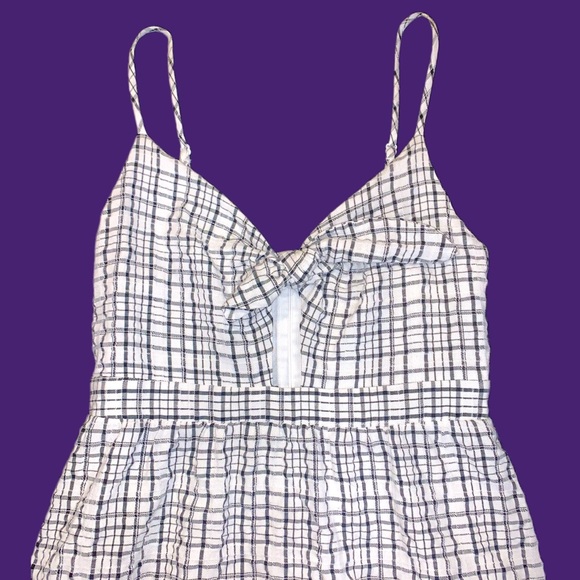 The Impeccable Pig Plaid Fit & Flare Mini Dress - Picture 2 of 7